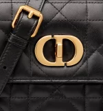 DIOR / MISS CARO MINI BAG Black Macrocannage Lambskin S5169UDAX_M900 - 图片 7