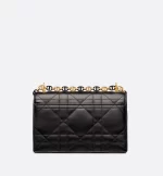 DIOR / MISS CARO MINI BAG Black Macrocannage Lambskin S5169UDAX_M900 - 图片 4