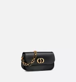 DIOR / SMALL 30 MONTAIGNE AVENUE BAG Black Box Calfskin M9261UMOA_M900 - 图片 3