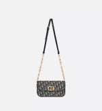 DIOR / SMALL 30 MONTAIGNE AVENUE BAG Blue Dior Oblique Jacquard M9261UTZR_M928 - 图片 5
