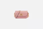 DIOR / SMALL 30 MONTAIGNE AVENUE BAG Antique Pink Box Calfskin M9261UMOA_M77P