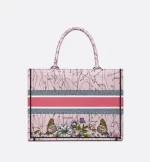 DIOR / LARGE DIOR BOOK TOTE Latte Multicolor Dior Zodiac Embroidery (42 x 35 x 18.5 cm)  M1286ZRHP_M941 - 图片 5