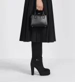 DIOR / SMALL BOSTON BAG Black Box Calfskin M8671UBEQ_M900 - 图片 2