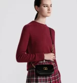 DIOR / SMALL 30 MONTAIGNE AVENUE BAG Black Box Calfskin M9261UMOA_M900 - 图片 2