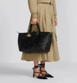 DIOR / LARGE DIOR TOUJOURS BAG Black Macrocannage Calfskin M2820OSHJ_M900 - 图片 2