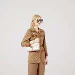 GUCCI / GG MARMONT SMALL CROCODILE SHOULDER BAG 443497 DTDIT 9022 - 图片 2