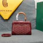 Goyard mini sigon Saddle bag Wine red Size:18*15*20*9cm - 图片 2