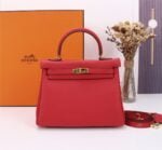 Hermès Kelly ???????????????? Calf Gold hardware Red size: ????????????????/ ????????????????