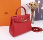 Hermès Kelly ???????????????? Calf Gold hardware Red size: ????????????????/ ???????????????? - 图片 8