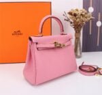 Hermès Kelly ???????????????? Calf Gold hardware Sakura Pink size: ????????????????/ ???????????????? - 图片 5