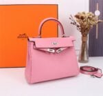 Hermès Kelly ???????????????? Calf Sliver hardware Sakura Pink size: ????????????????/ ???????????????? - 图片 4