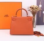HermèsKelly ???????????????? Calf Gold hardware Orange size: ????????????????/ ???????????????? - 图片 5
