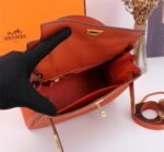 HermèsKelly ???????????????? Calf Gold hardware Orange size: ????????????????/ ???????????????? - 图片 9