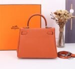 Hermès Kelly ???????????????? Calf Sliver hardware Orange size: ????????????????/ ???????????????? - 图片 3