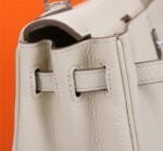 Hermès Kelly ???????????????? Calf Sliver hardware Milkshake white size: ????????????????/ ???????????????? - 图片 7