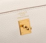 Hermès Kelly ???????????????? Calf Gold hardware Milkshake white size: ????????????????/ ???????????????? - 图片 5