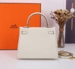 Hermès Kelly ???????????????? Calf Gold hardware Milkshake white size: ????????????????/ ???????????????? - 图片 6
