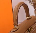 Hermès Kelly ???????????????? Calf Gold hardware Golden brown size: ????????????????/ ???????????????? - 图片 5