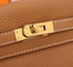 Hermès Kelly ???????????????? Calf Gold hardware Golden brown size: ????????????????/ ???????????????? - 图片 6