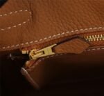 Hermès Kelly ???????????????? Calf Gold hardware Golden brown size: ????????????????/ ???????????????? - 图片 9