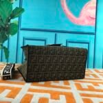 FENDI peekaboo Canvas Tote with mobile phone bag Black 2118 Size: 37*32 cm - 图片 3