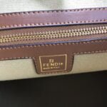 FENDI peekaboo Canvas Tote with mobile phone bag Red 2118 Size: 37*32 cm - 图片 7