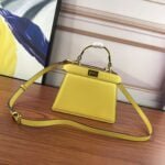 FENDI PeekaboolseeuPetite 0778 Yellow size: 20*15.5*11CM