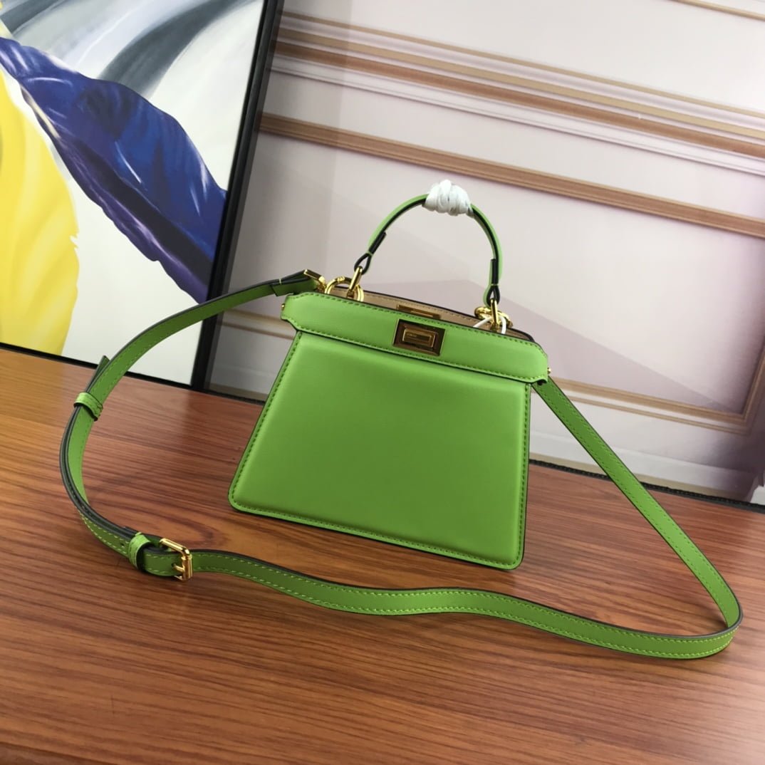 i1655795071_7417_0 FENDI PeekaboolseeuPetite 0778 Green size: 20*15.5*11CM - 图片 1