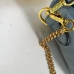 FENDI BAGUETTE Mini Chain Strap Light Blue Handbag Size: 4*18*11cm - 图片 6