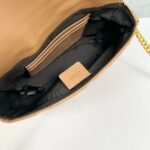 FENDI BAGUETTE Mini Chain Strap Earthy yellow Handbag Size: 4*18*11cm - 图片 6