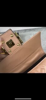 FENDI BAGUETTE Mini Chain Strap Earthy yellow Handbag Size: 4*18*11cm - 图片 2