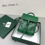 Goyard goyardalpin mini backpack Green Size: 8.5*18.5*21.5cm