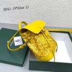 Goyard goyardalpin mini backpack yellow Size: 8.5*18.5*21.5cm - 图片 9