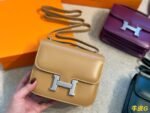 Hermès Constance cowhide leather size: 18*15cm - 图片 4