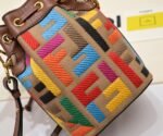 FENDI mini bucket bag 0189 rainbow - 图片 5