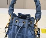 FENDI mini bucket bag 0189 Blue - 图片 6