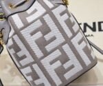 FENDI mini bucket bag 0189 Grey - 图片 5