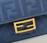 FENDI Baguette F embroidery Light Blue shoulderbag F2029 Size: 26*5*15CM - 图片 3