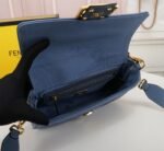 FENDI Baguette F embroidery Light Blue shoulderbag F2029 Size: 26*5*15CM - 图片 6