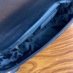 FENDI BAGUETTE Embossed design Black Handbag F0191 Size: 26x5x15cm - 图片 5