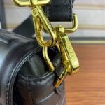 FENDI BAGUETTE Embossed design Black Handbag F0191 Size: 26x5x15cm - 图片 6