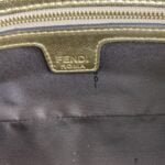 FENDI BAGUETTE Embossed design Gold Handbag F0191 Size: 26x5x15cm - 图片 7