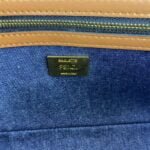 FENDI Baguette F embroidery Dark Blue shoulderbag F2029 Size: 26*5*15CM - 图片 4