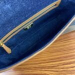 FENDI Baguette F embroidery Dark Blue shoulderbag F2029 Size: 26*5*15CM - 图片 5