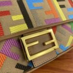 FENDI Baguette Rainbow F embroidery colors shoulderbag F2029 Size: 26*5*15CM - 图片 4