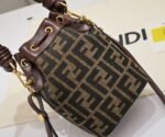 FENDI mini bucket bag 0189 Brown - 图片 5
