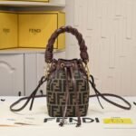 FENDI mini bucket bag 0189 Brown