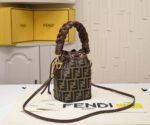 FENDI mini bucket bag 0189 Brown - 图片 2