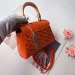 Goyard mini Saigon Orange Saddle bag Size:22*8*15cm - 图片 9