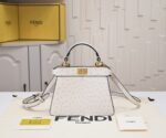 FENDI Peekaboo Cream White 23ss 335 Size: 20*15cm